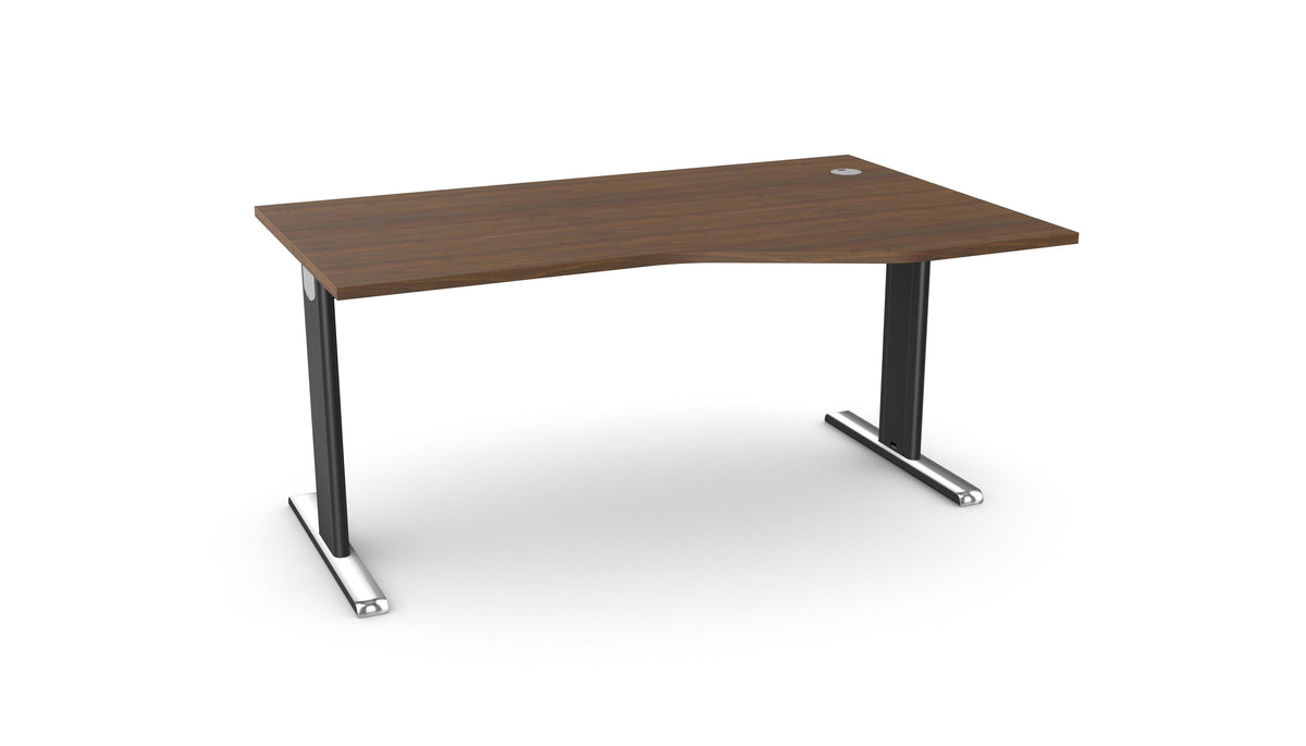 Biroja galds THEO ELEGANCE TWO, 160 x 80 cm - Ergostock.lv