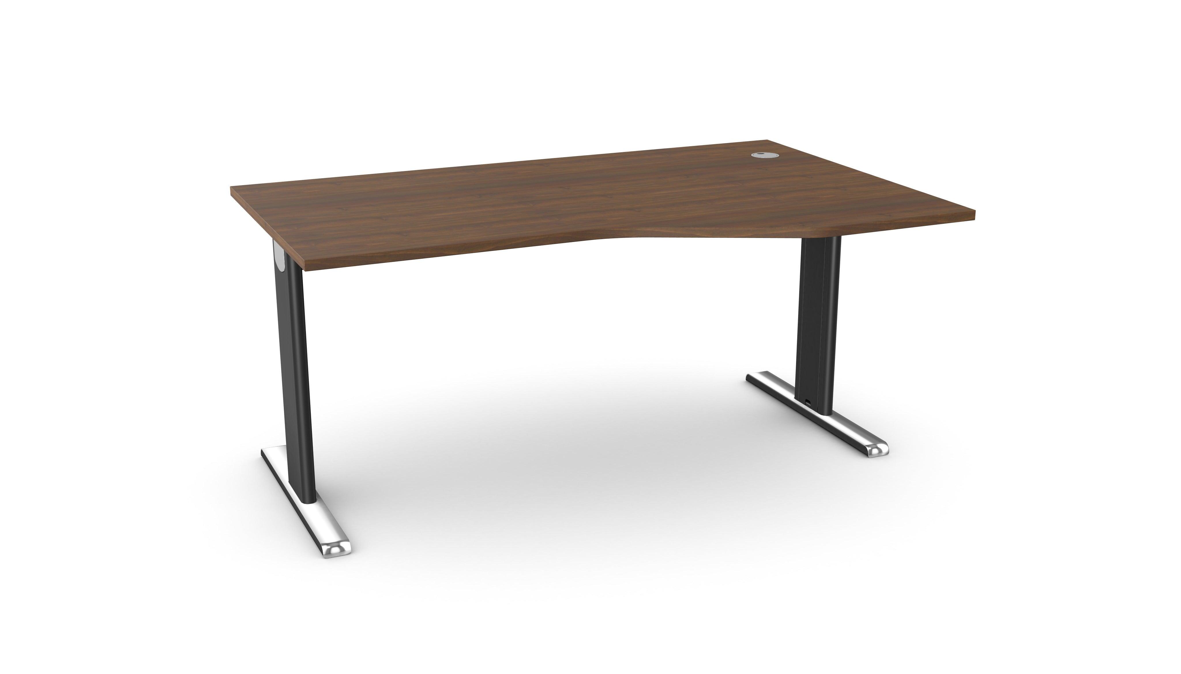 Biroja galds THEO ELEGANCE TWO, 160 x 80 cm - Ergostock.lv