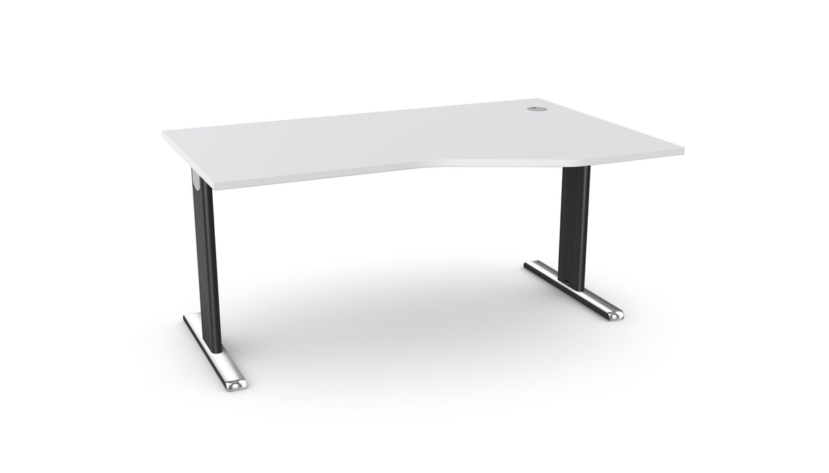 Biroja galds THEO ELEGANCE TWO, 160 x 80 cm - Ergostock.lv