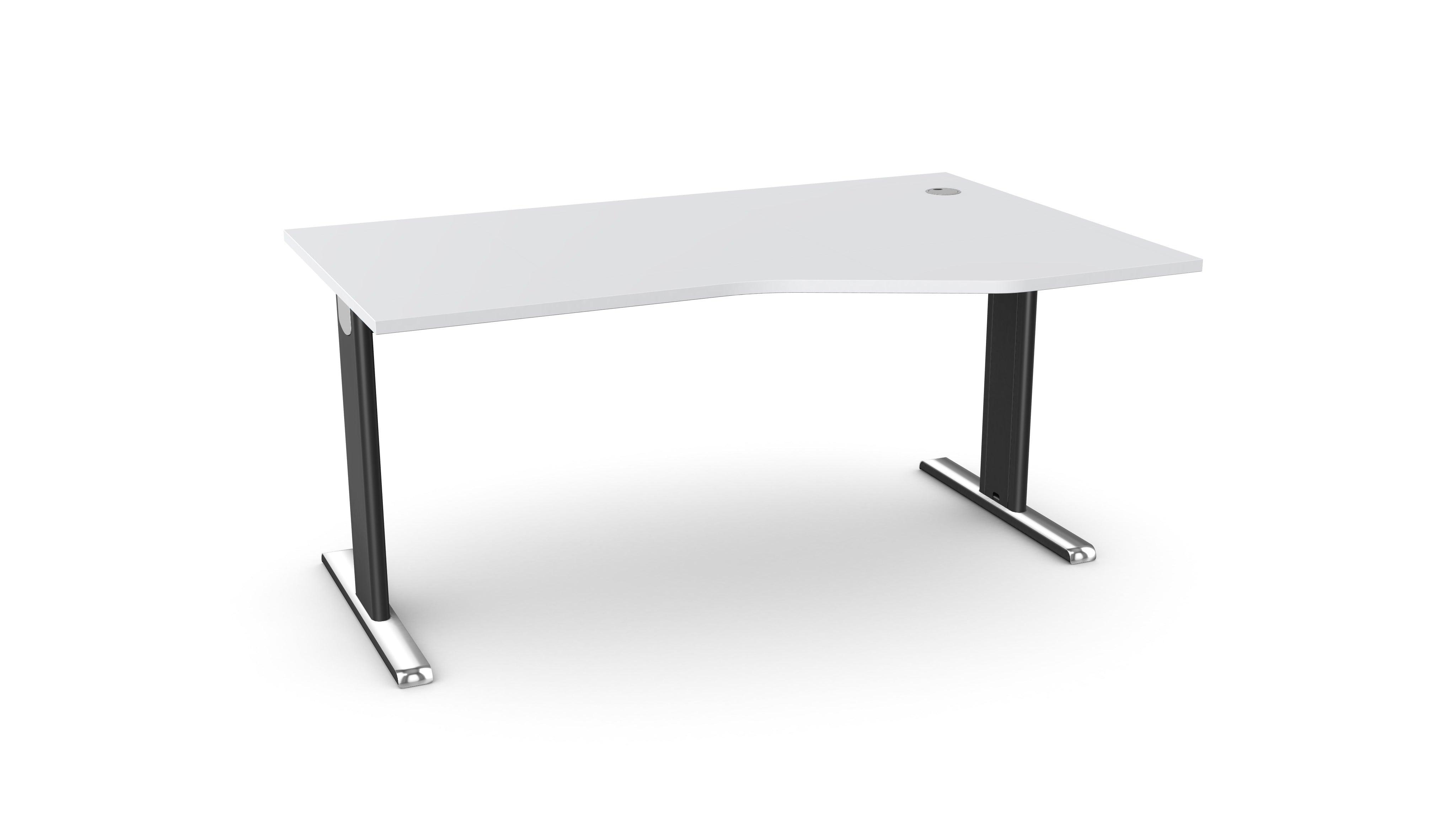 Biroja galds THEO ELEGANCE TWO, 160 x 80 cm - Ergostock.lv