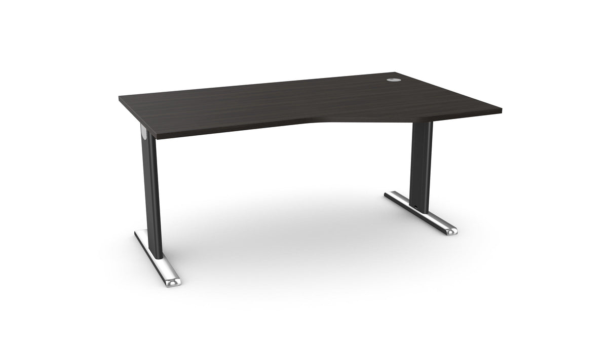 Biroja galds THEO ELEGANCE TWO, 160 x 80 cm - Ergostock.lv