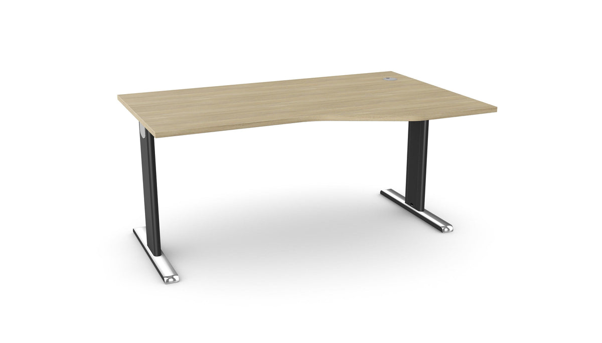 Biroja galds THEO ELEGANCE TWO, 160 x 80 cm - Ergostock.lv