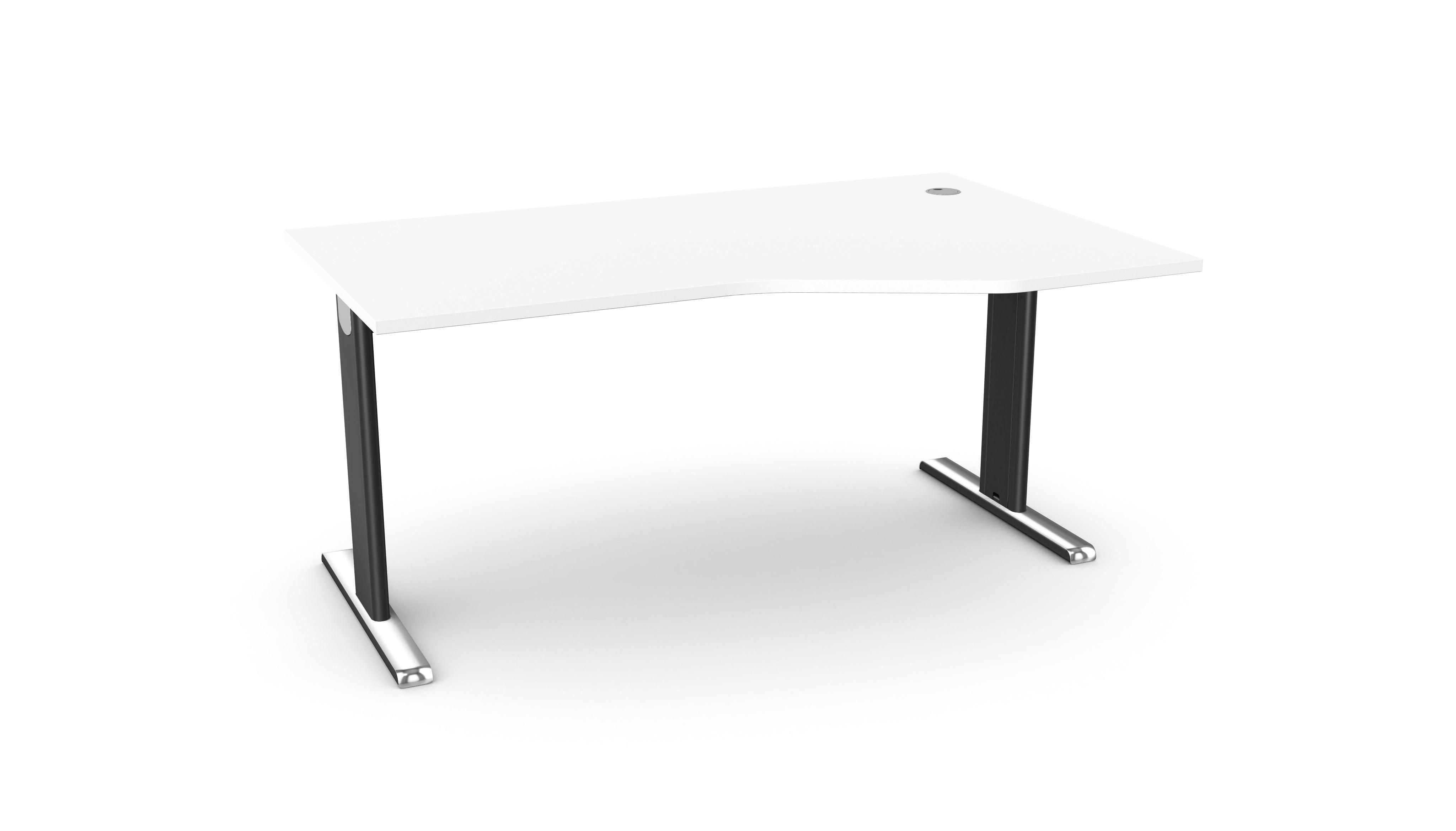 Biroja galds THEO ELEGANCE TWO, 160 x 80 cm - Ergostock.lv