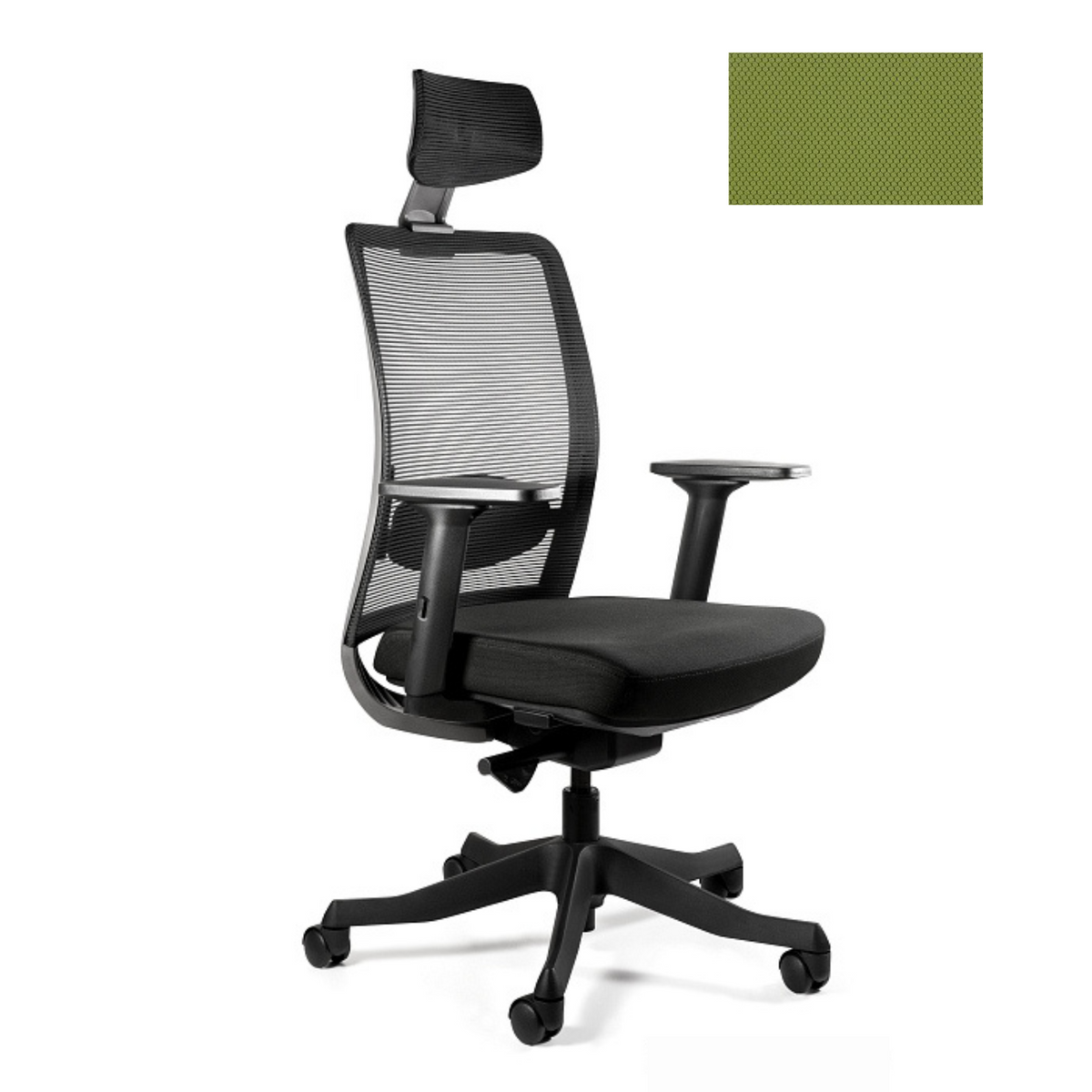 Biroja krēsls ANGGUN, melns - Ergostock.lv