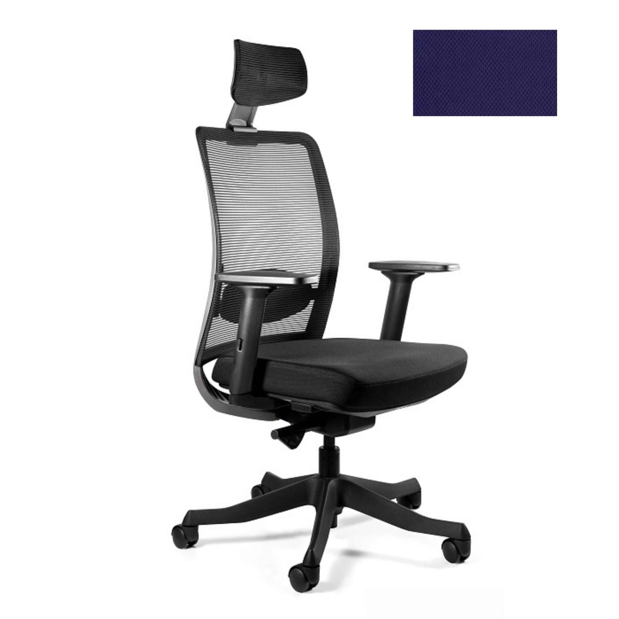 Biroja krēsls ANGGUN, melns - Ergostock.lv