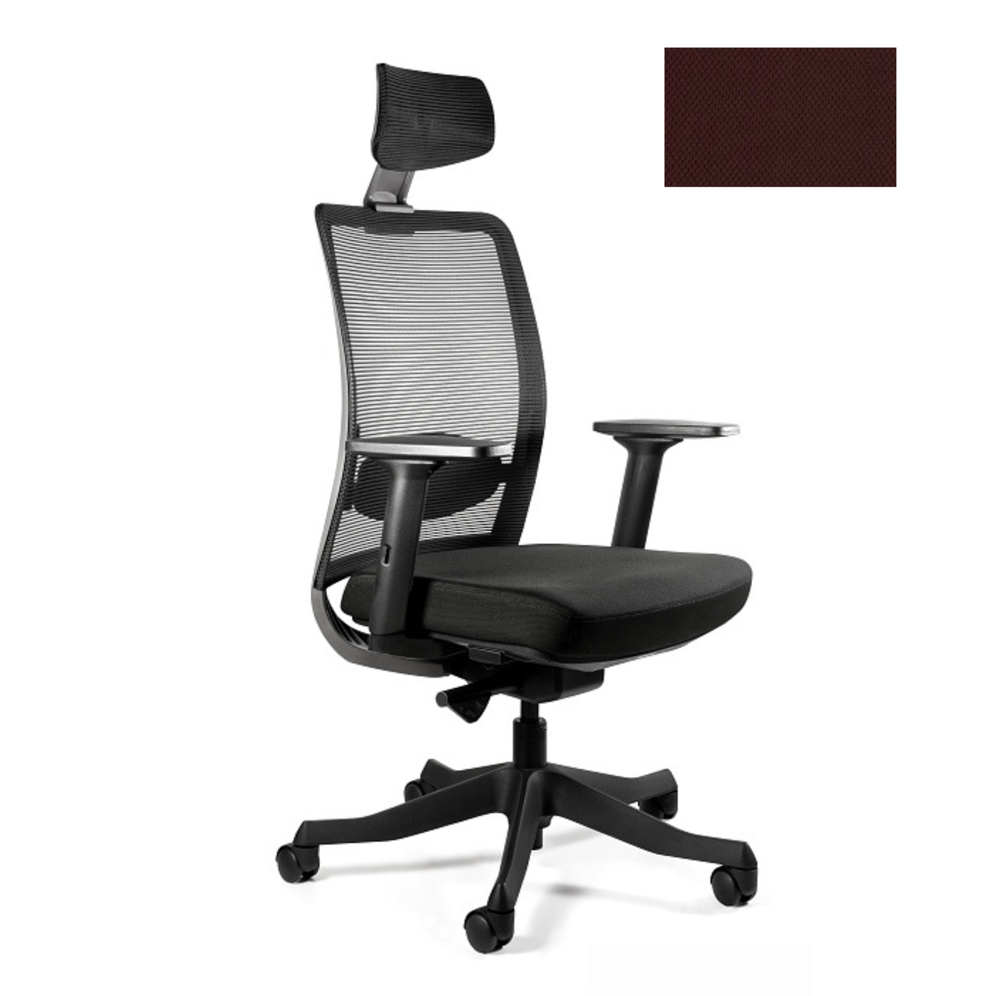 Biroja krēsls ANGGUN, melns - Ergostock.lv