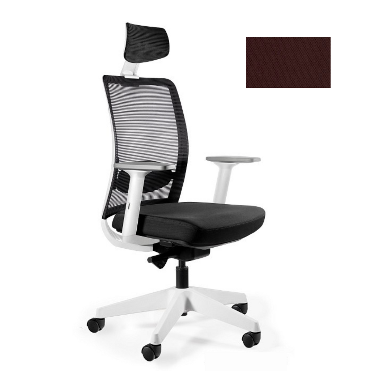 Biroja krēsls ANGGUN, balts - Ergostock.lv