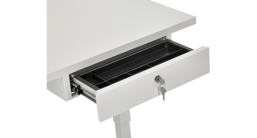 Metāla atvilktņu bloks Personal, slēdzams, piestiprināms - Ergostock.lv