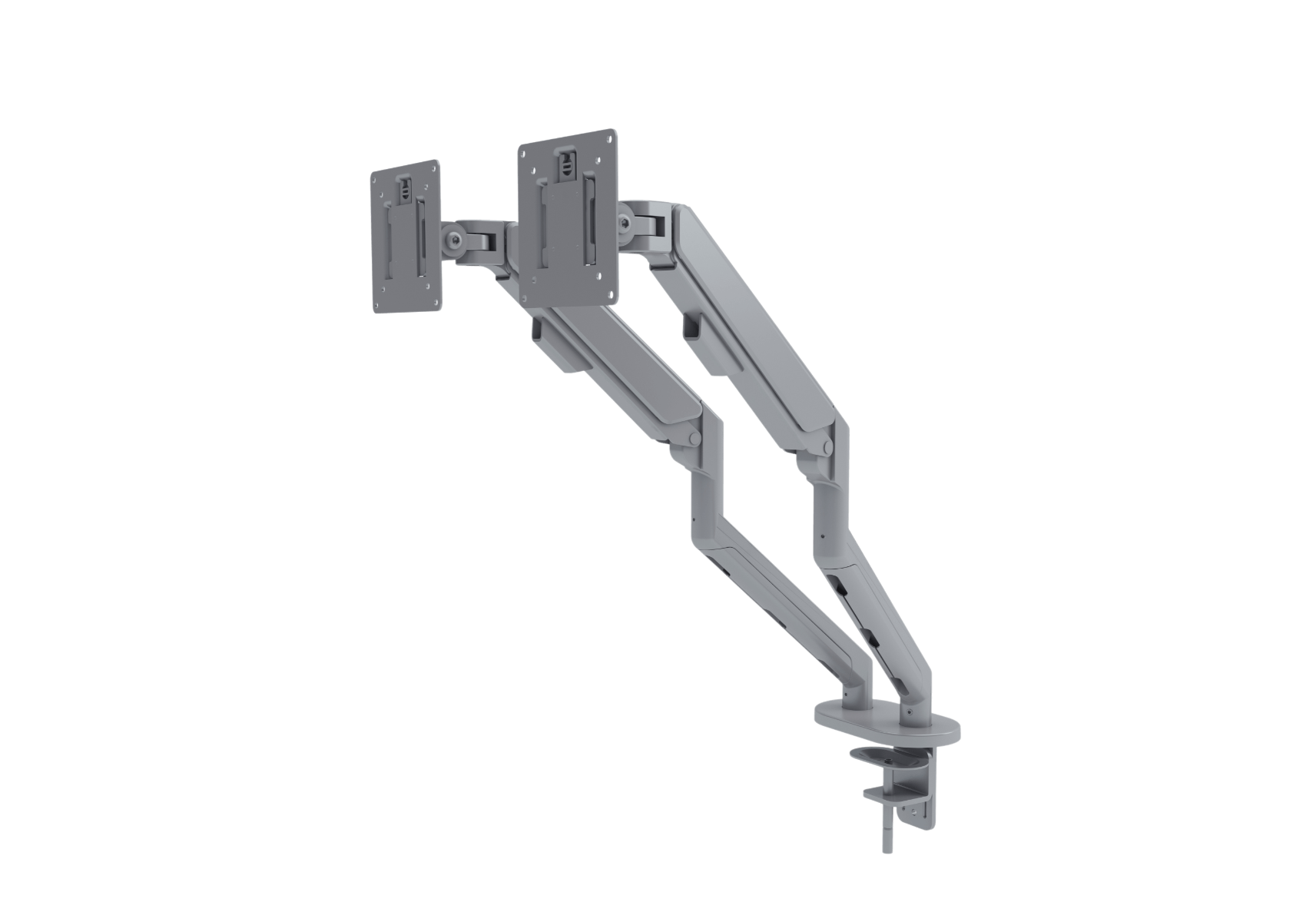 Monitora turētājs ar gāzes amortizatoru Pro Line Dual - Ergostock.lv