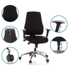 Biroja krēsls PRO-TEC 200 - Ergostock.lv