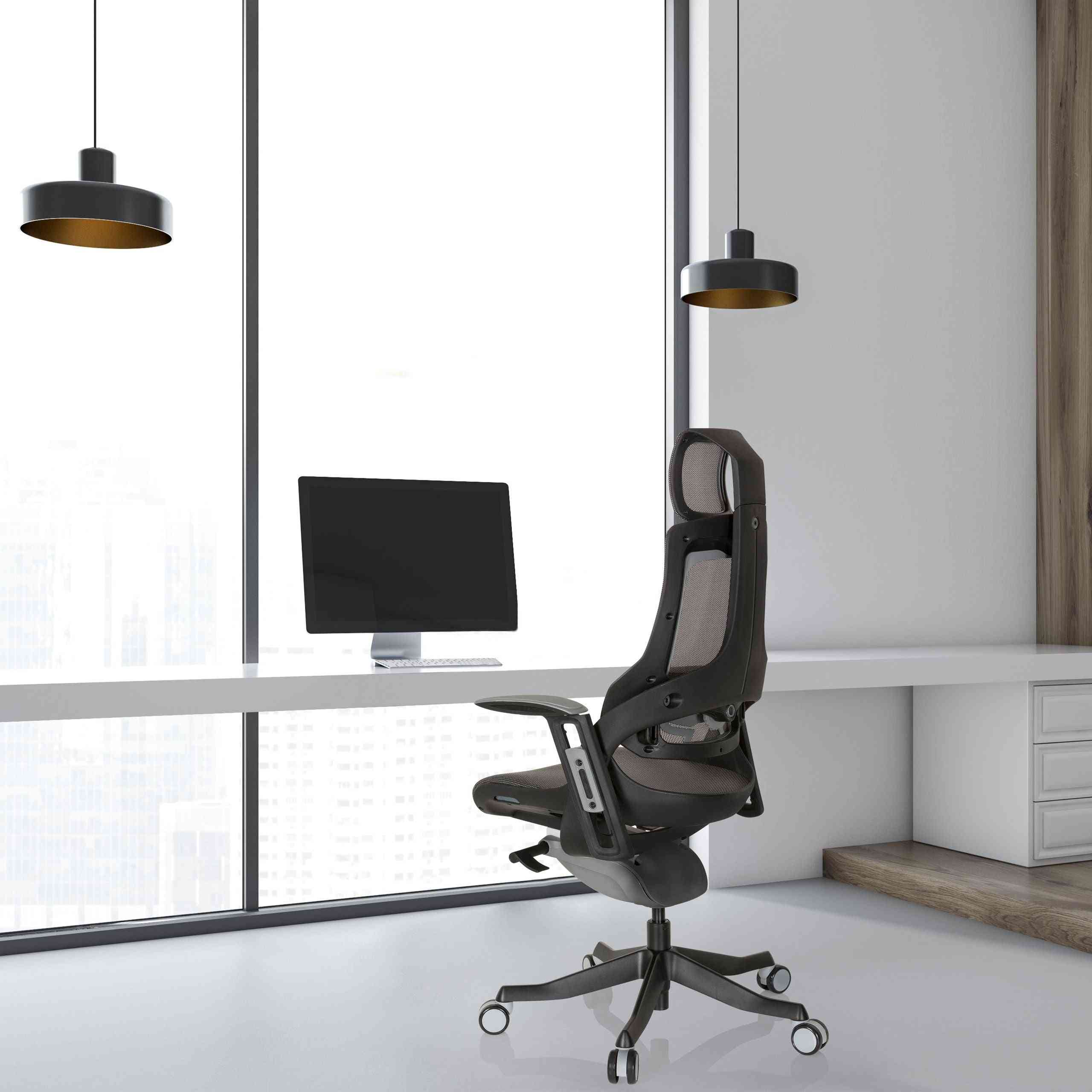 Biroja krēsls SPEKTRE BLACK Mesh - Ergostock.lv
