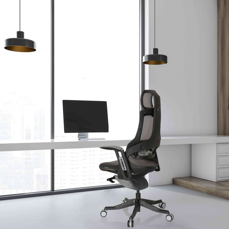 Biroja krēsls SPEKTRE BLACK Mesh - Ergostock.lv