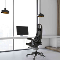 Biroja krēsls SPEKTRE BLACK - Ergostock.lv