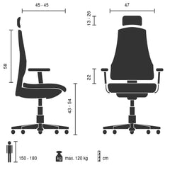Ergonoomiline tool VERTU FLEX 2, must