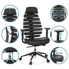 Biroja krēsls ERGO LINE II PRO Leather - Ergostock.lv