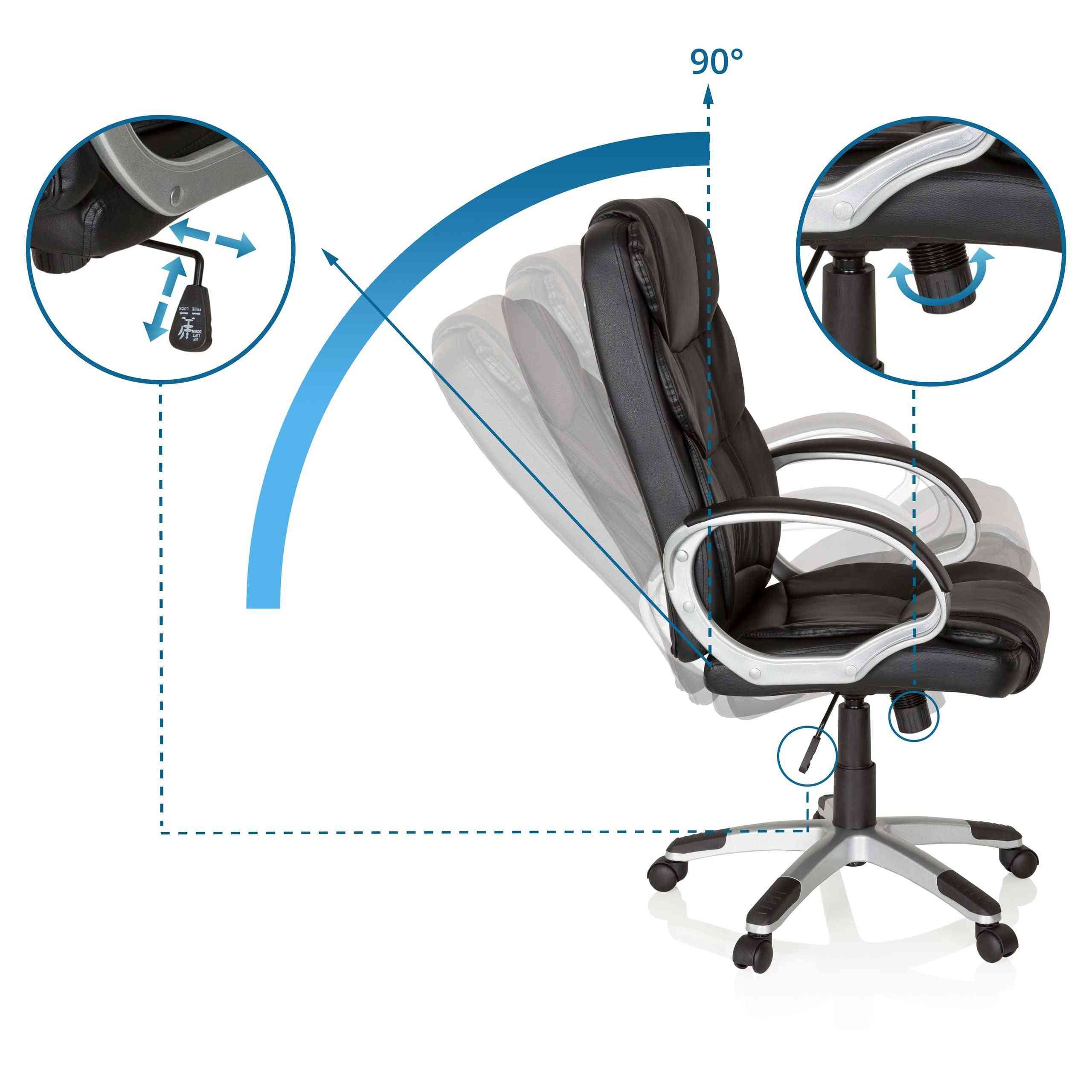 Biroja krēsls RELAX BY155 - Ergostock.lv