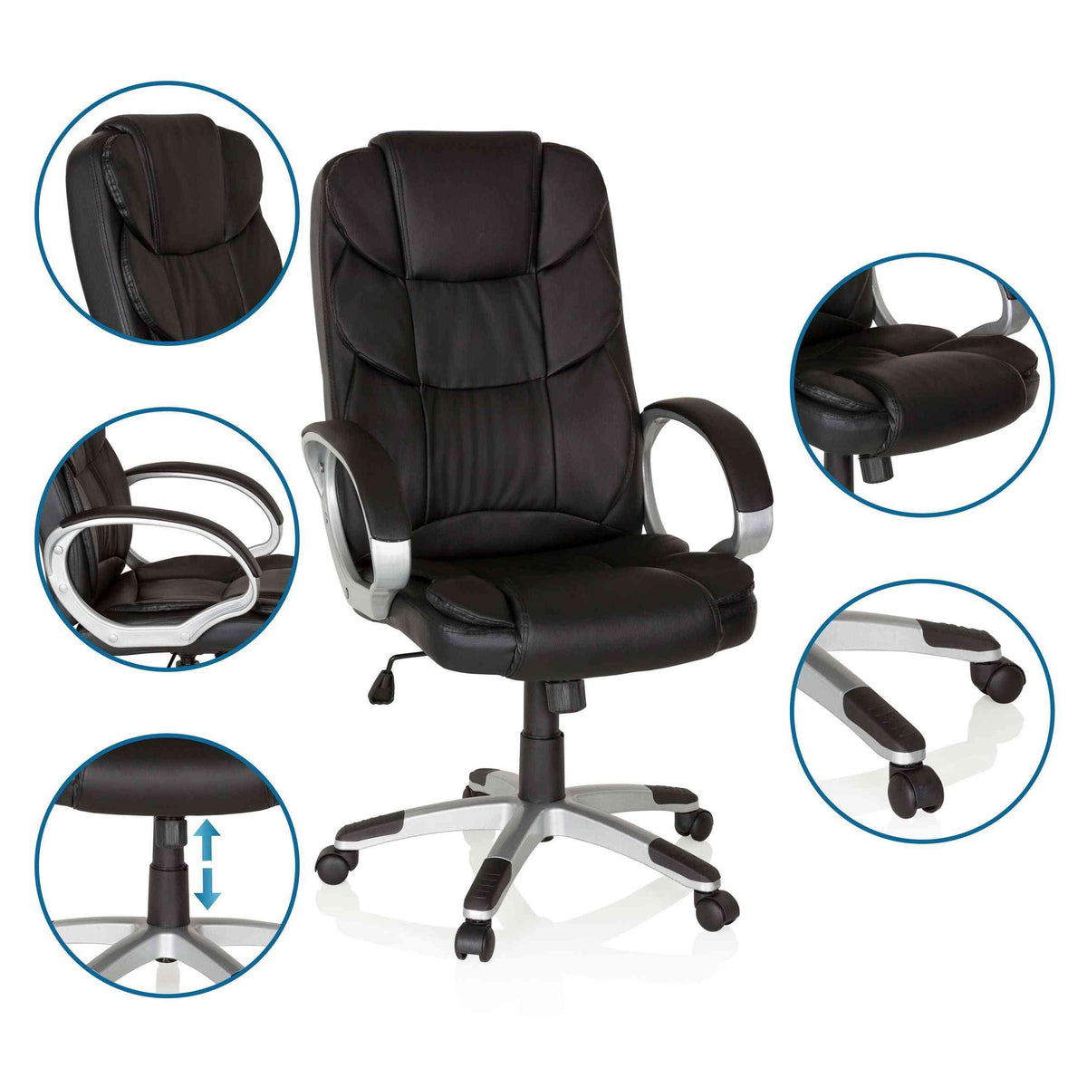 Biroja krēsls RELAX BY155 - Ergostock.lv