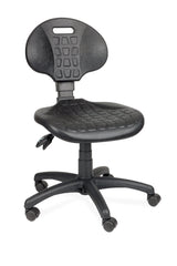 Darbnīcu krēsls LAB Black - Ergostock.lv