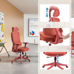 Ergonoomiline tool ERGOMY COLORE II, punane