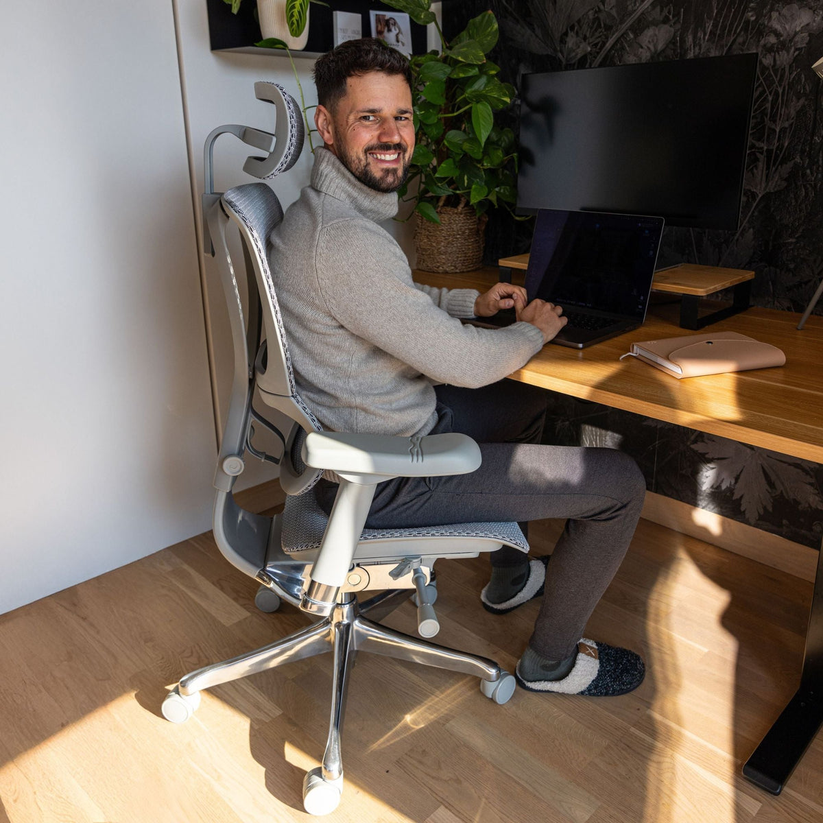 Kontoritool Ergohuman SLIM GS GEN2 Grey