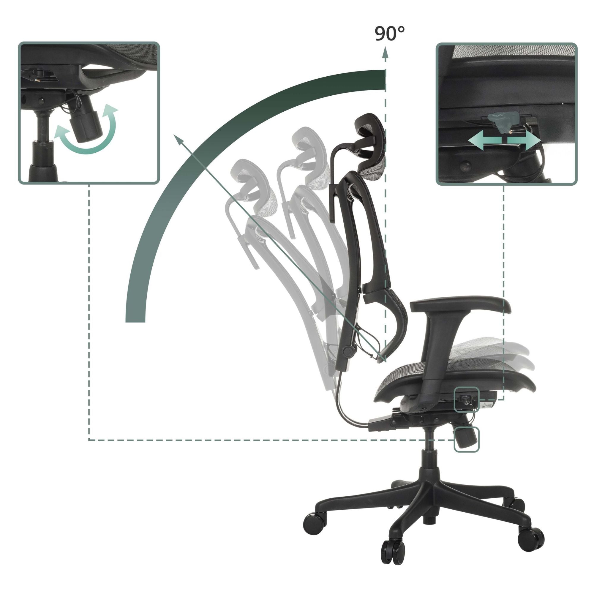 Ergonoomiline tool Ergohuman SLIM ECO GEN2