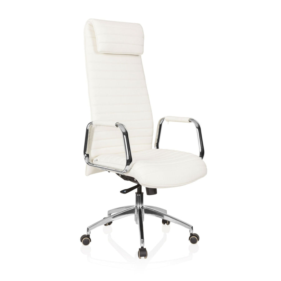 Kontoritool ASPERA Nappa Leather Luxus Creme White