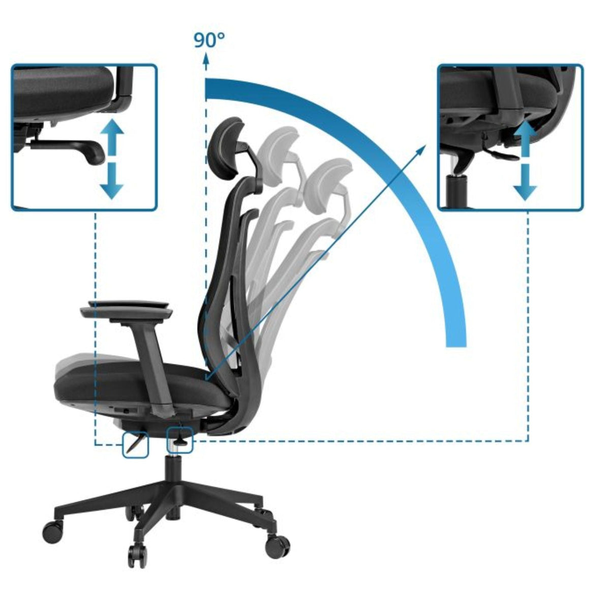 Kontoritool VIVADAPT GEN2, must