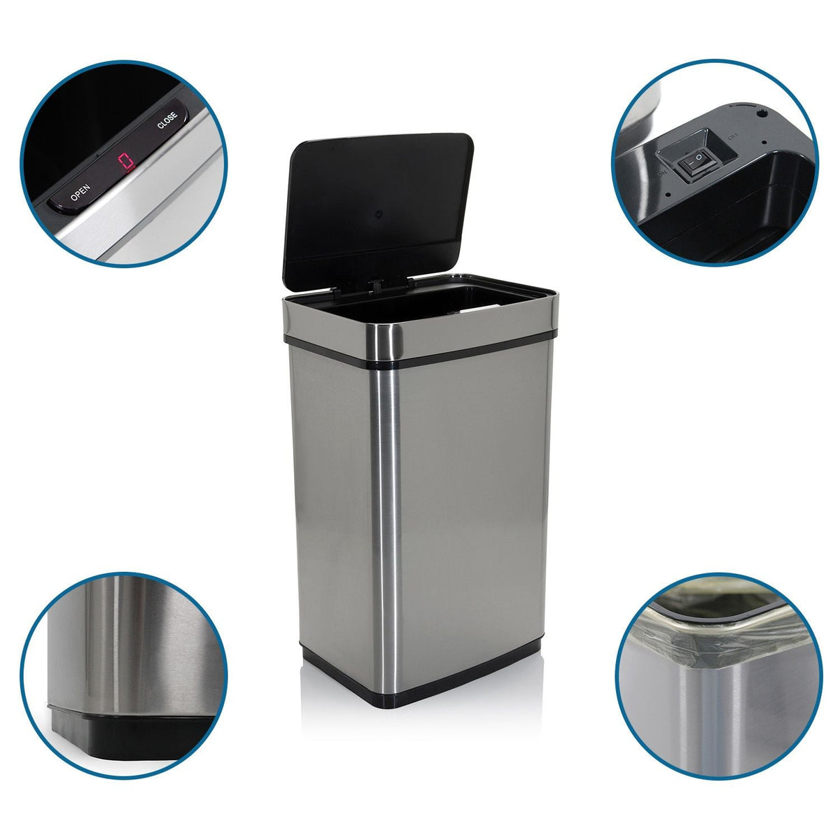 Prügikast CLEAN 60 L, sensoriga