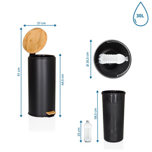 Prügikast CLEAN BAMBOO 30 L
