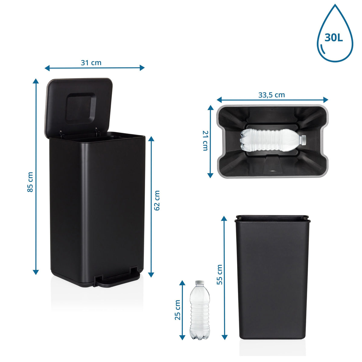 Prügikast CLEAN NATURA 30 L