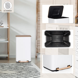 Prügikast CLEAN NATURA White 30 L
