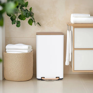 Prügikast CLEAN NATURA White 30 L