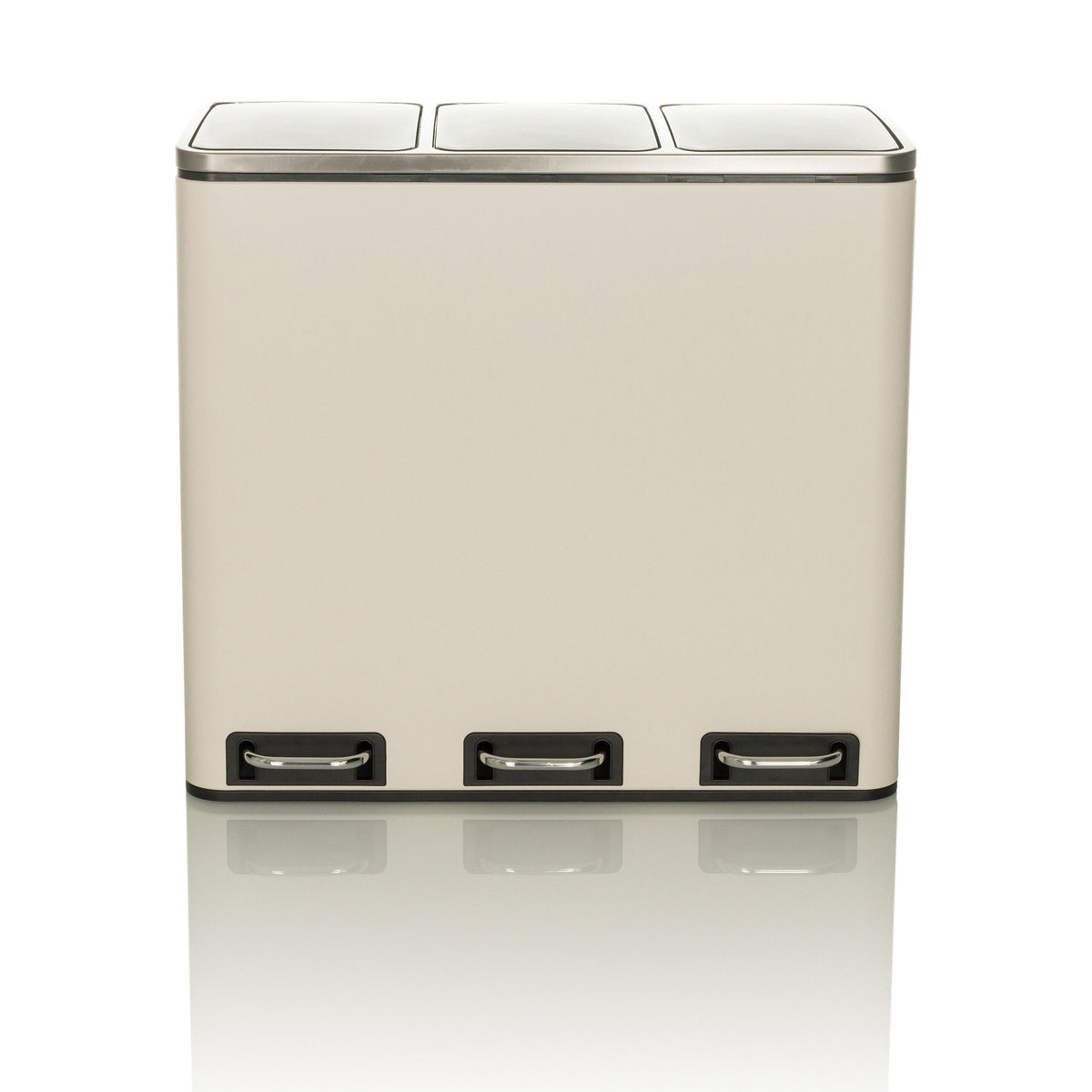 Prügikast CLEAN PRO Beige, 3 x 18 L