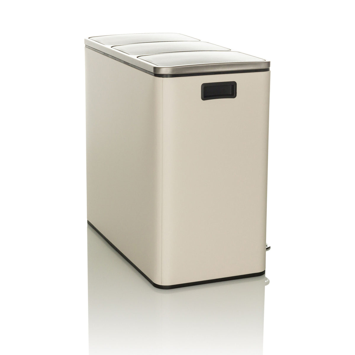 Prügikast CLEAN PRO Beige, 3 x 18 L