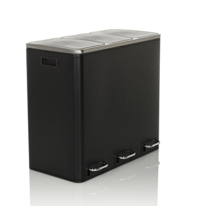 Prügikast CLEAN PRO Black, 3 x 18 L