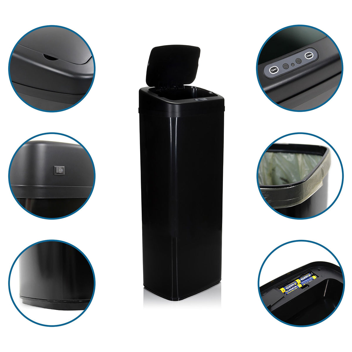 Prügikast CLEAN SENSOR PRO, 50L