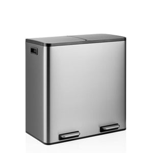 Prügikast CLEAN Stainless 2 x 30 L