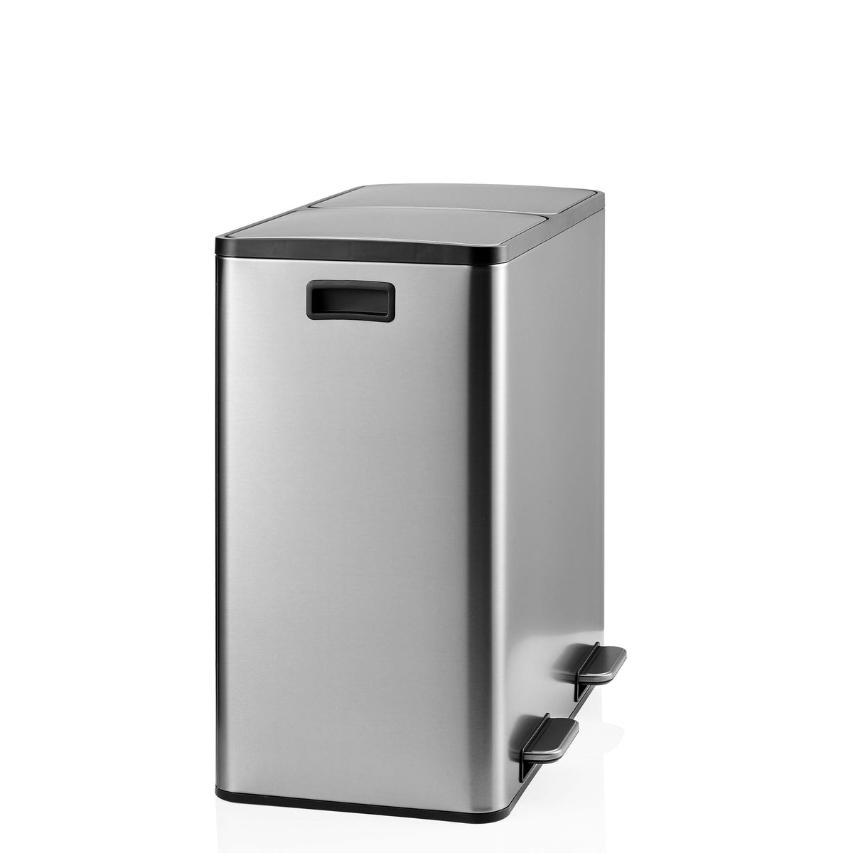 Prügikast CLEAN Stainless 2 x 30 L