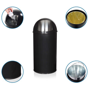 Prügikast PUSH Black 35 L
