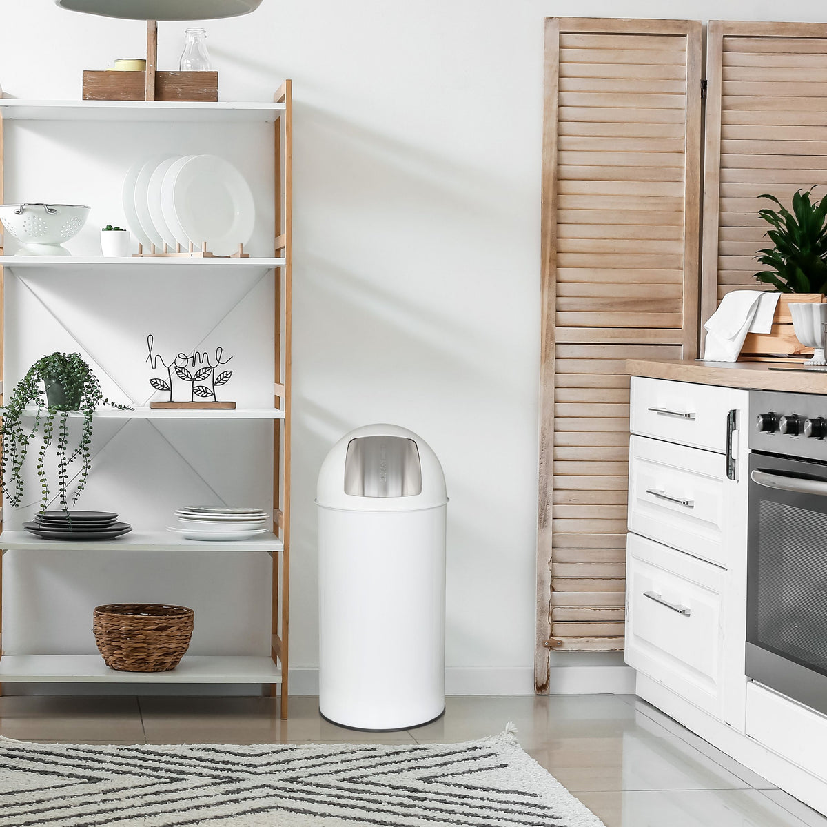 Prügikast PUSH White 35 L