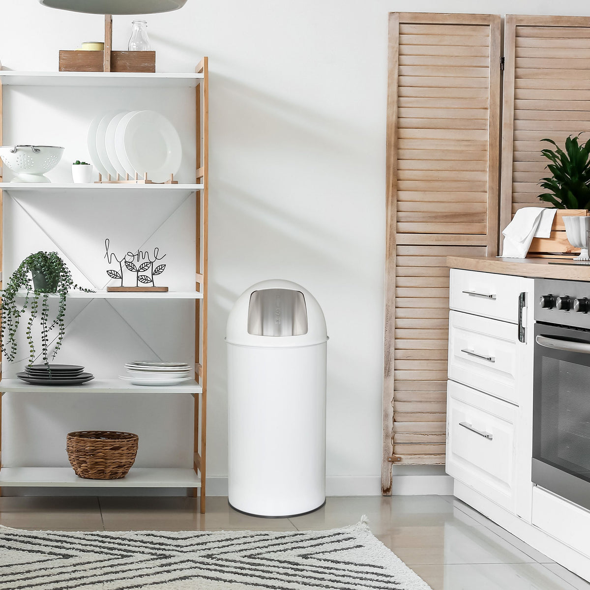 Prügikast PUSH White 50 L