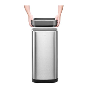 Prügikast SMART SENSOR 50 L, roostevaba teras, sensoriga