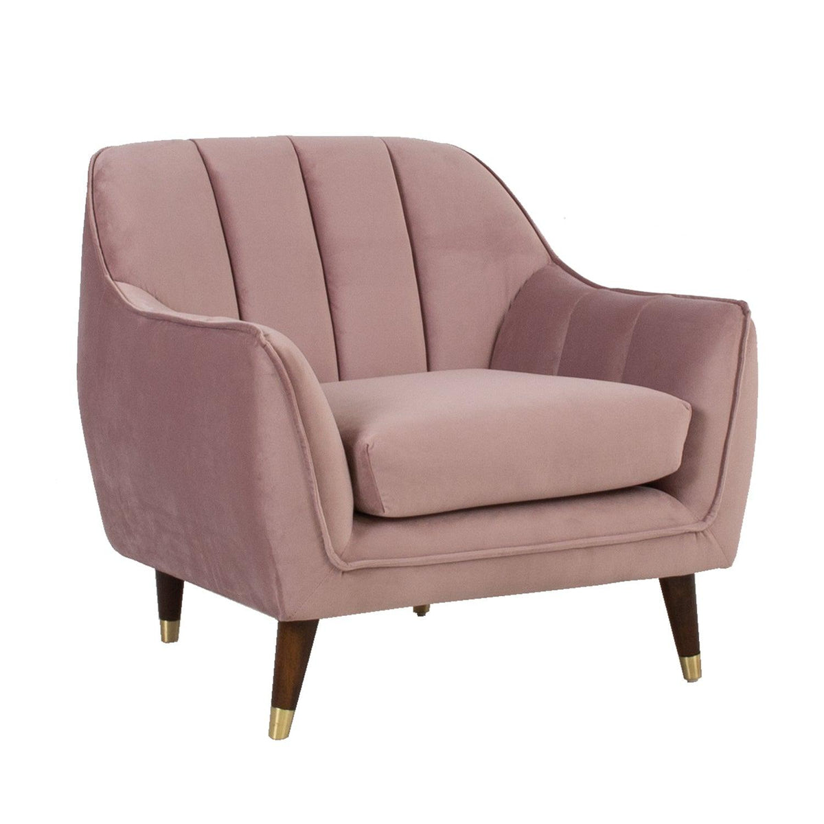Tugitool JOANNA 84x83xH805cm violetne-roosa samet