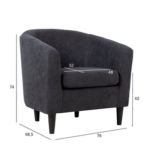 Tugitool WESTER 76x685xH74cm tumehall kangas