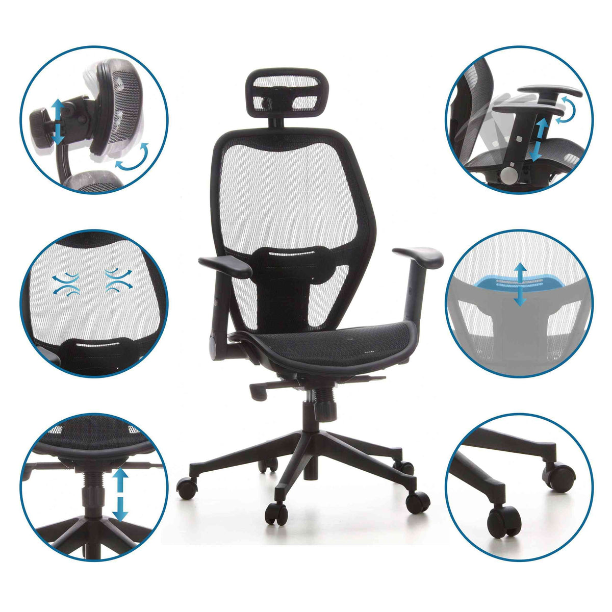 Kontoritool AIR-PORT Mesh