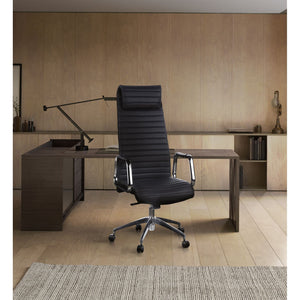 Kontoritool ASPERA Nappa Leather Luxus, must