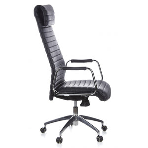 Kontoritool ASPERA Nappa Leather Luxus, must