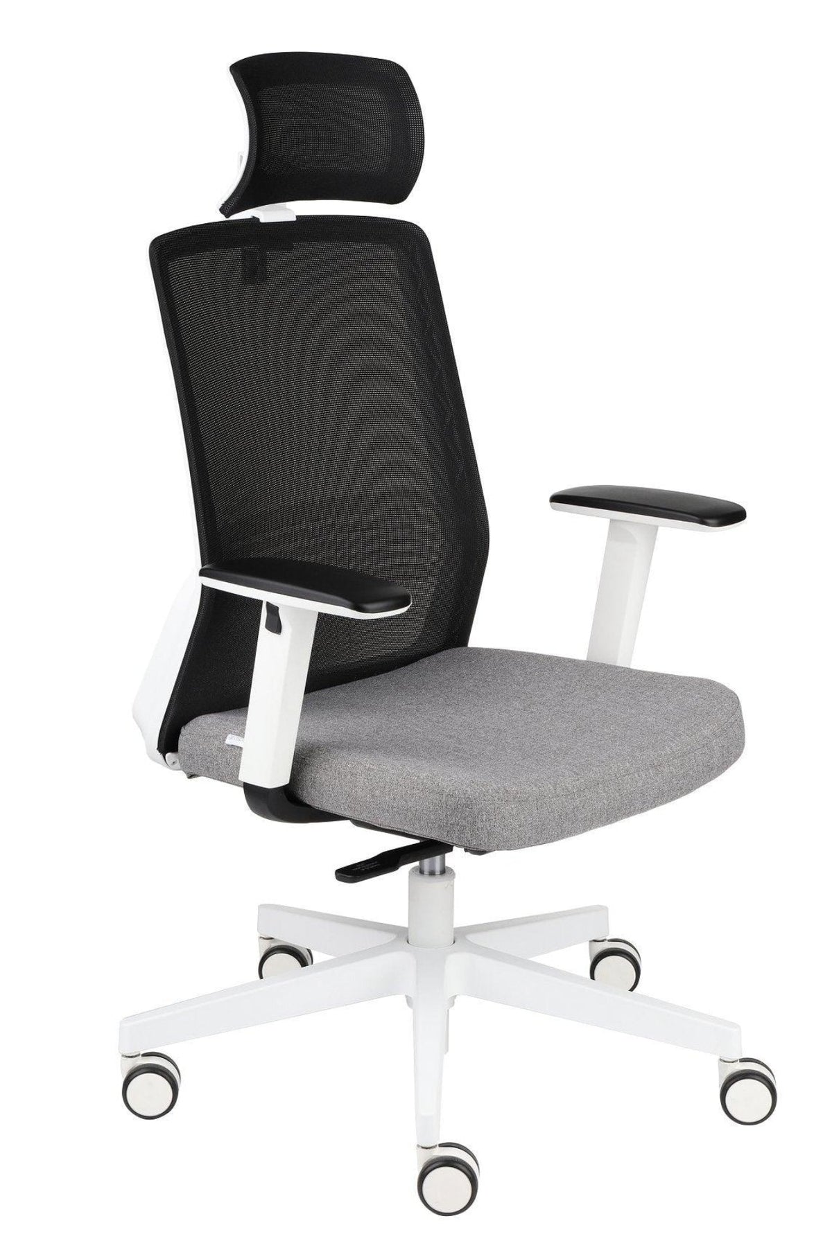 Kontoritool COCO HD Medley Black | WH | Chrome – Hall md05 / Valge
