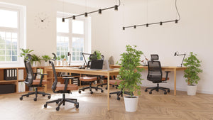 Kontoritool COCO HD Medley Black | WH | Chrome