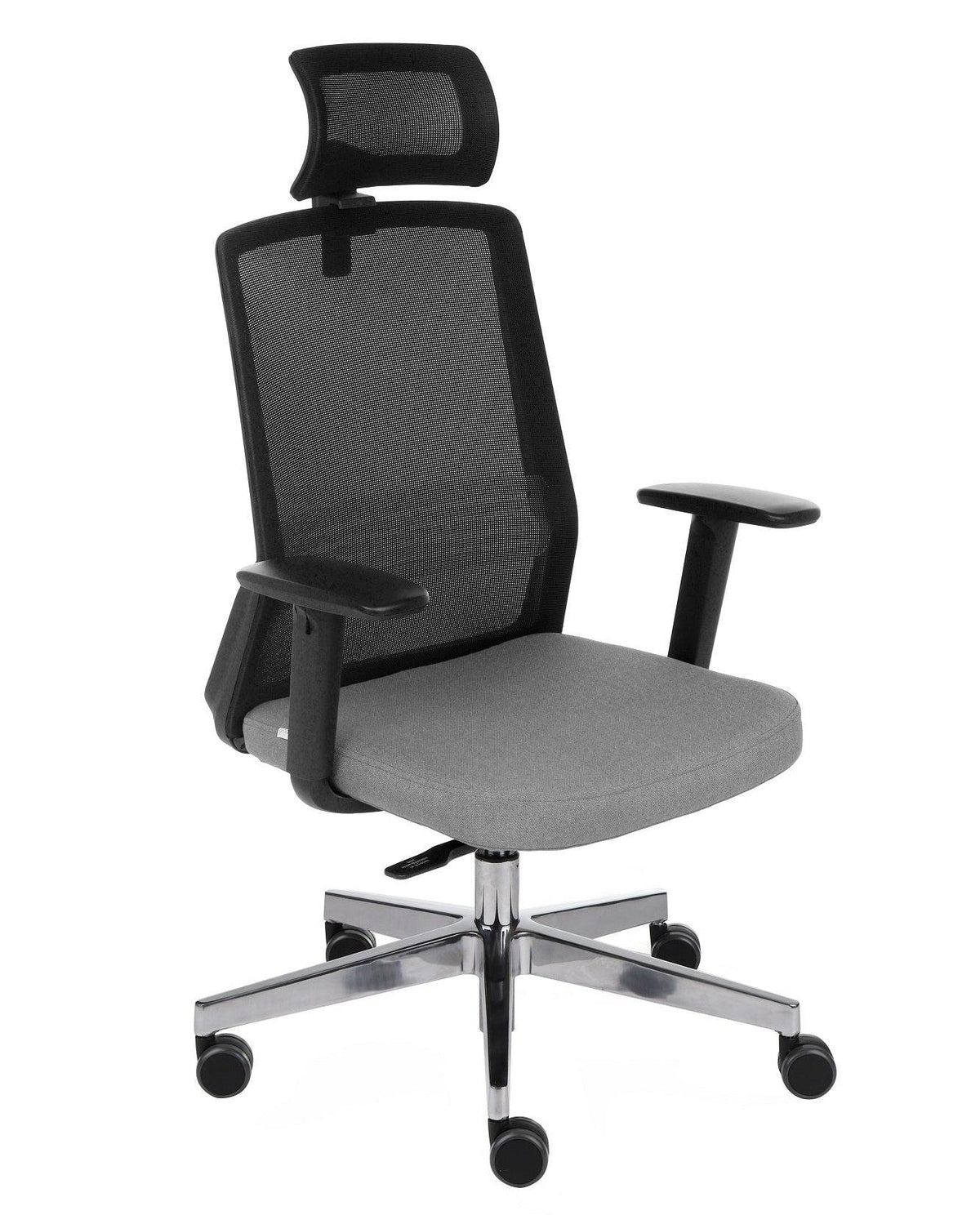 Kontoritool COCO HD Medley Black | WH | Chrome – Hall md05 / hall